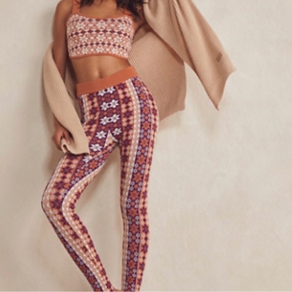 BNWOT Free People Away with Me Leggings - Picture 2 of 6
